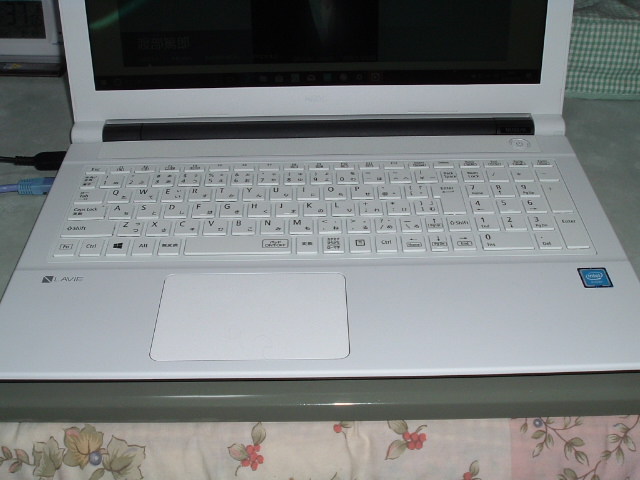 ウインドウズ10パソコンのキーボード部分