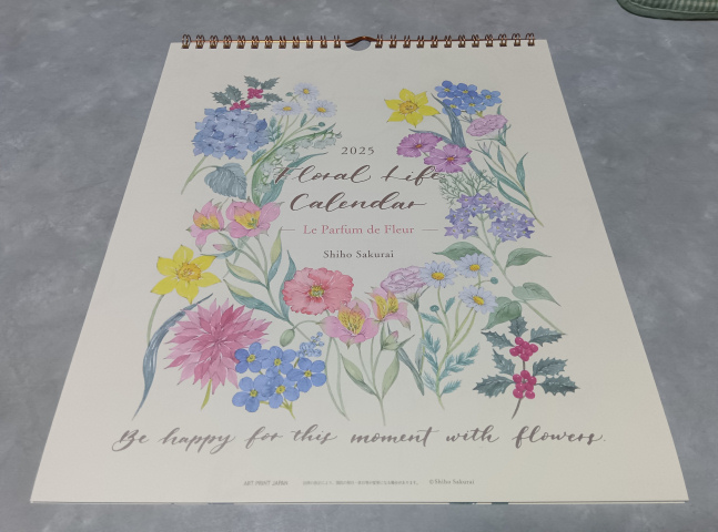 2025 Floral Life Calendar�i�\�j