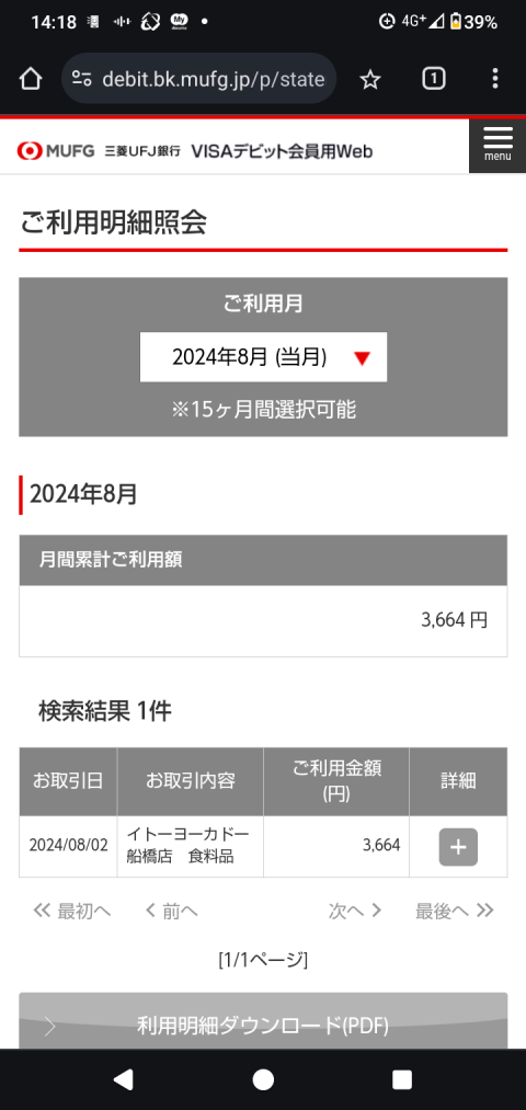 VISA�f�r�b�g����pWeb�̉��