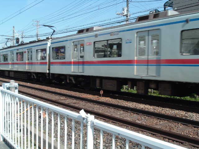 京成線の電車1
