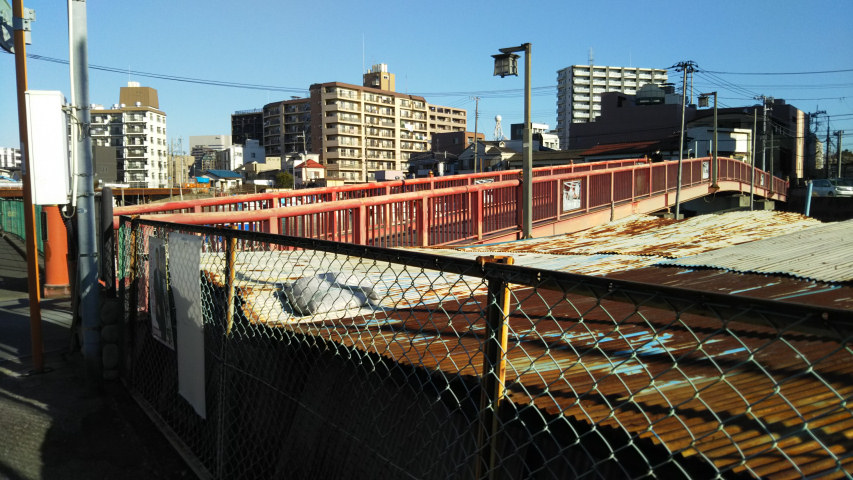 京葉道路側から見た浜町橋全体